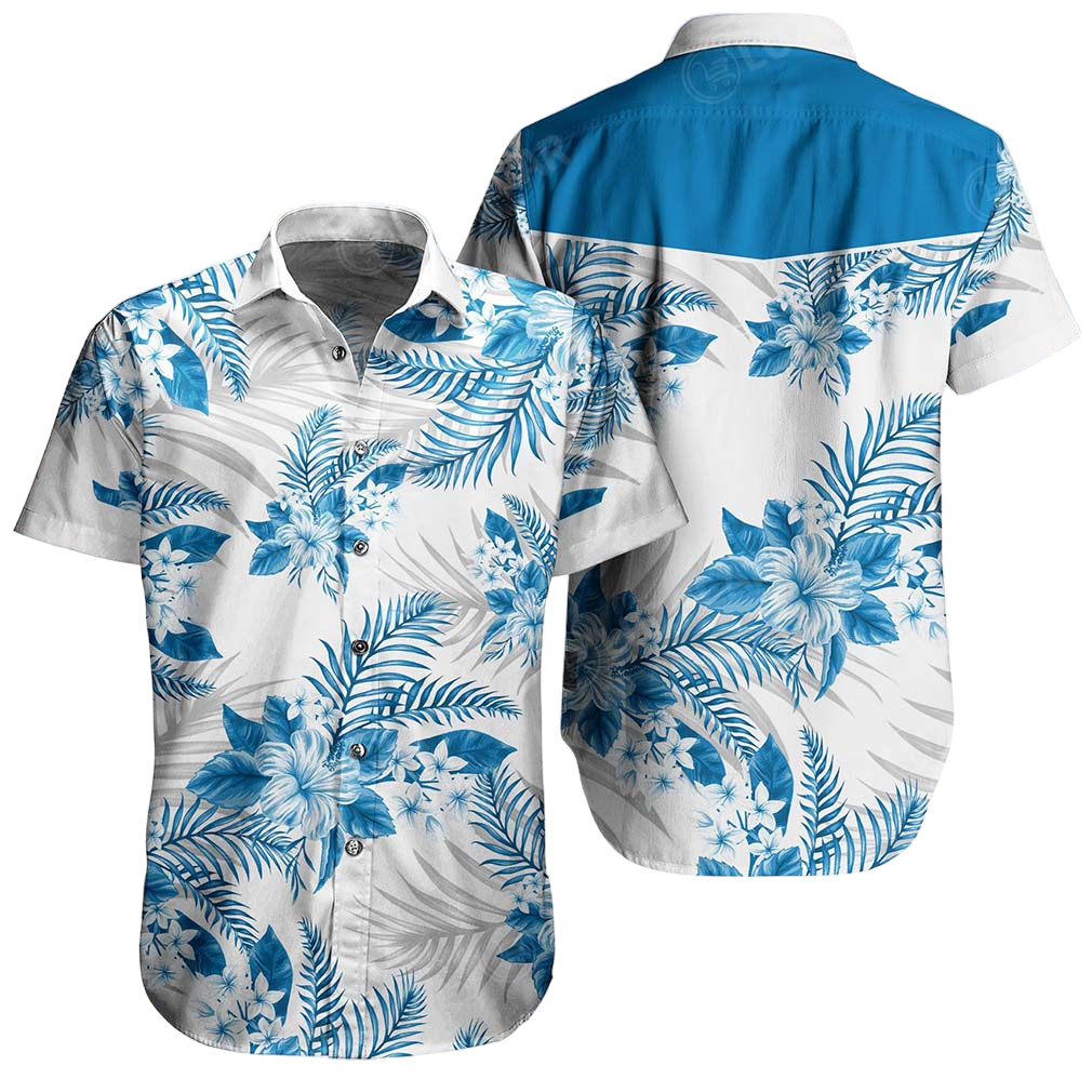 Detroit Lions NFL Hawaiian Shirt Tropical Pattern Graphic This Summer For Sports Enthusiast