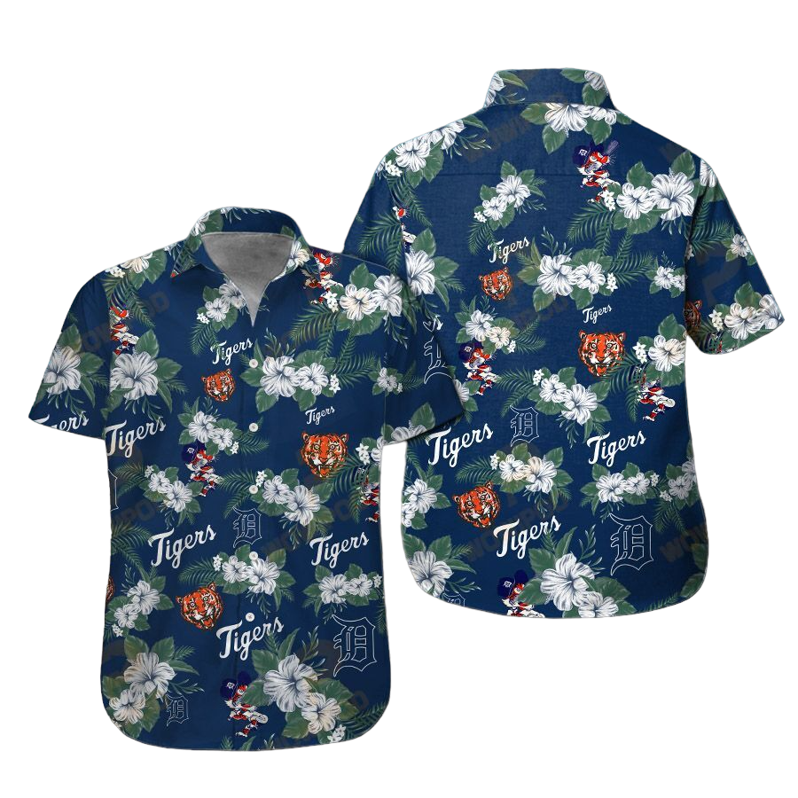 Detroit Tigers Hawaiian Shirt Aloha Shirt for Men Women