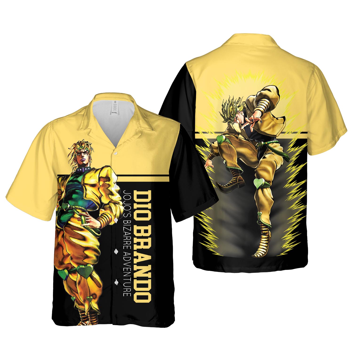 Dio Brando Hawaiian Shirt Jojos Bizarre Adventure Anime Shirt for Men Women