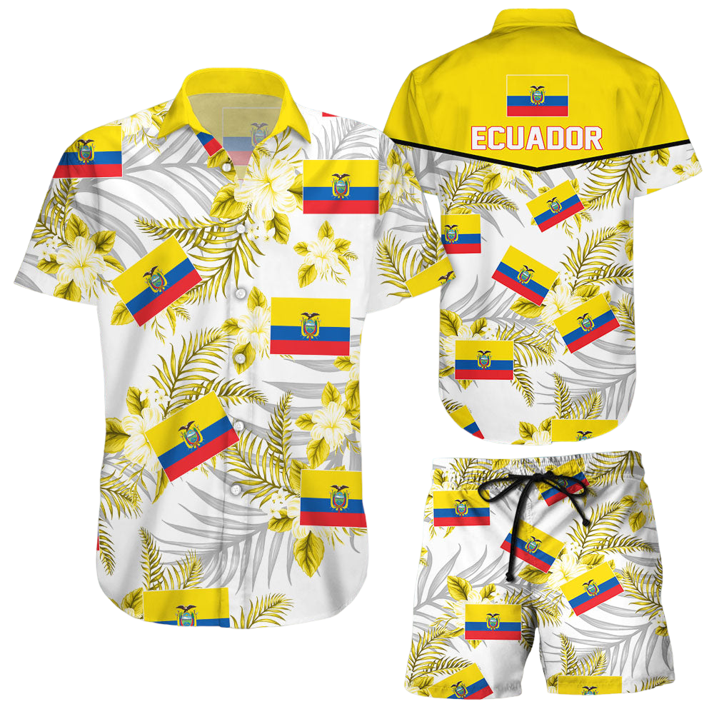 Ecuador National Soccer Team Qatar World Cup 2022 Season Winter World Cup 3D Hawaiian Shirt