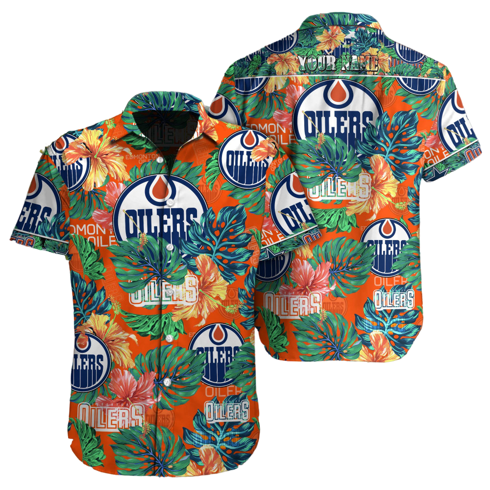 Edmonton Oilers NHL Custom Hawaiian shirt for Men Women Gift for Fans