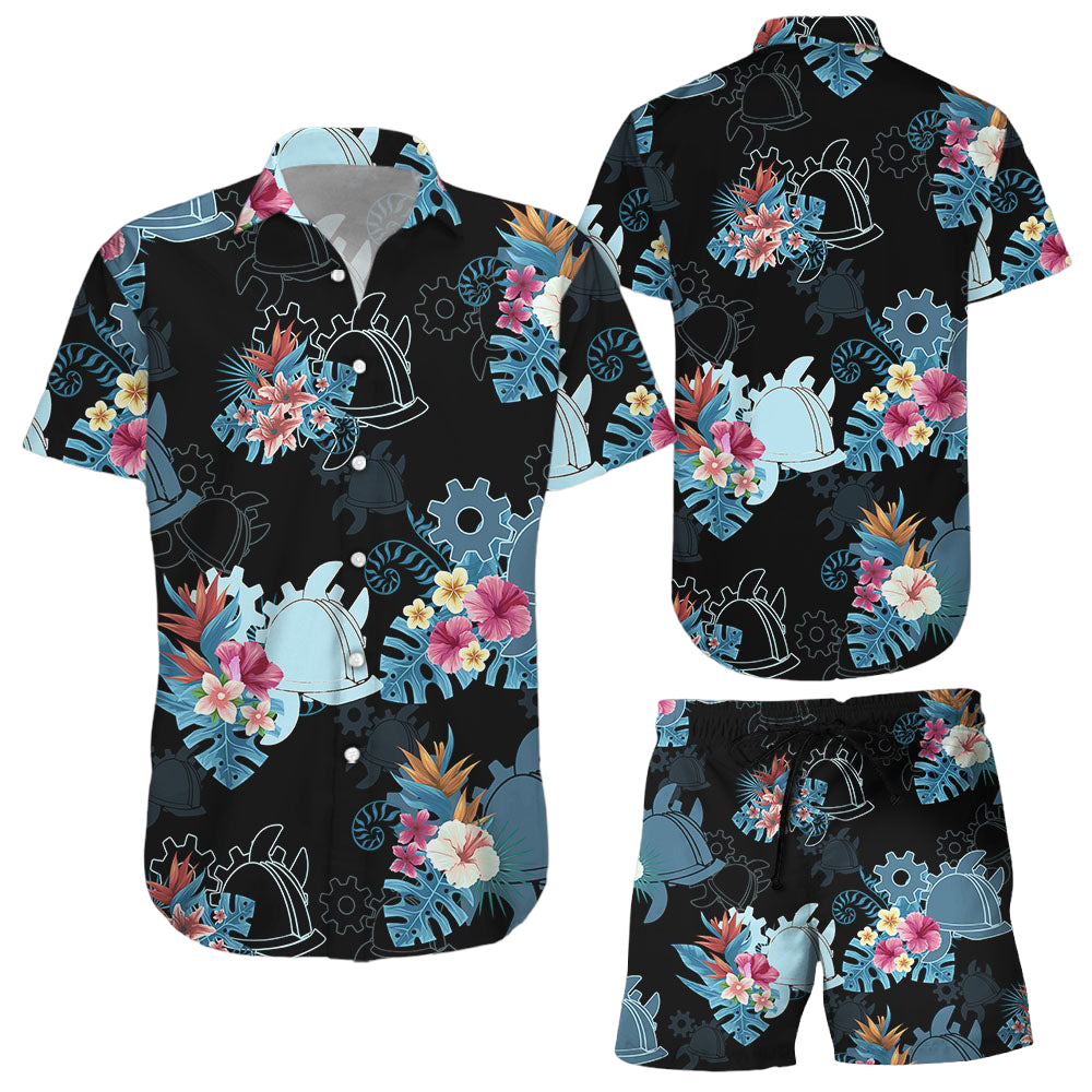 Engineer Shirt Engineer Job Tropical Pattern Hawaiian Shirt Gift Ideas For Engineers