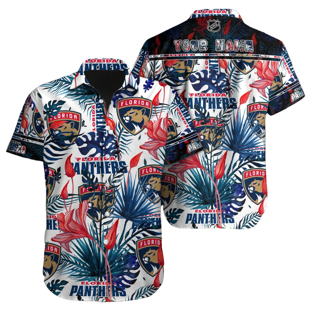 Florida Panthers NHL Hawaiian Shirt Custom Hawaii Shirt for Men Women Gift for Fans