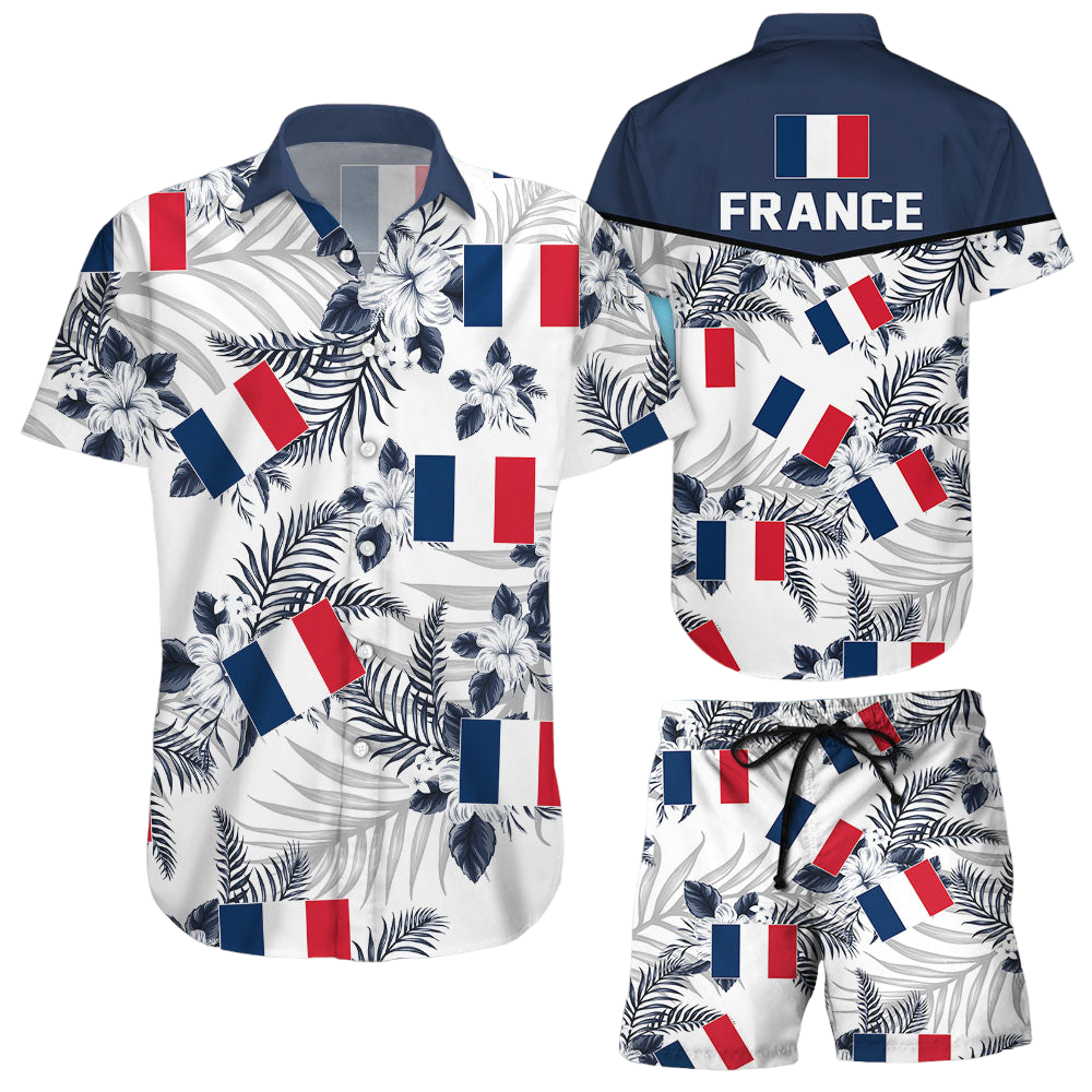 France National Soccer Team Qatar World Cup 2022 Season Winter World Cup 3D Hawaiian Shirt