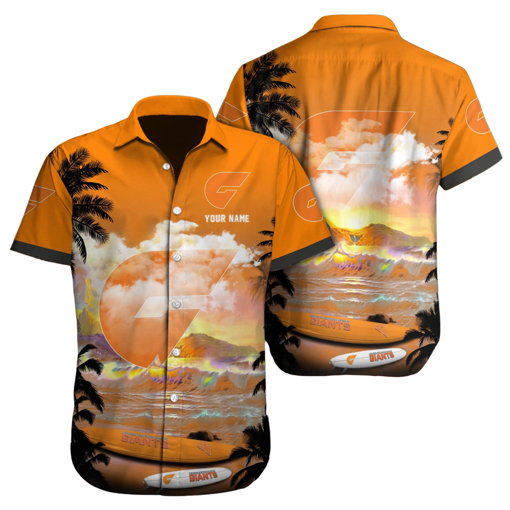 Greater Western Sydney Giants AFL Custom Hawaii Shirt  for Men Women Gift for Fans