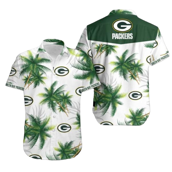 Green Bay Packers Football Hawaiian Shirt Aloha Shirt for Men Women V1