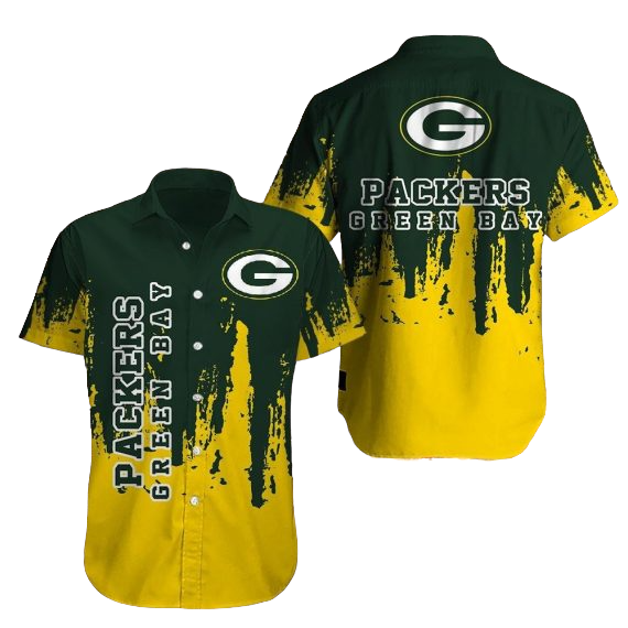 Green Bay Packers Hawaiian Shirt Aloha Shirt for Men Women For Hot Fans