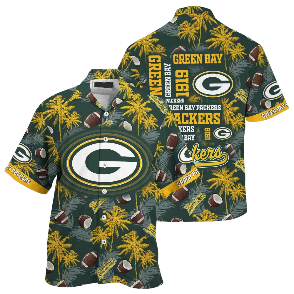 Green Bay Packers Nfl Beach Shirt New Gift For Summer Hawaiian Shirt