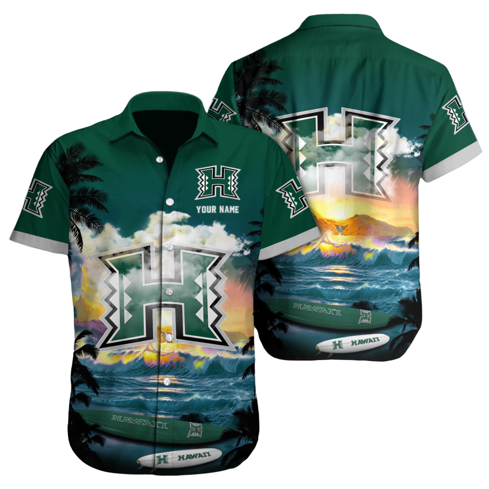 Hawaii Rainbow Warriors NCAA3 Custom Hawaii Shirt  for Men Women Gift for Fans