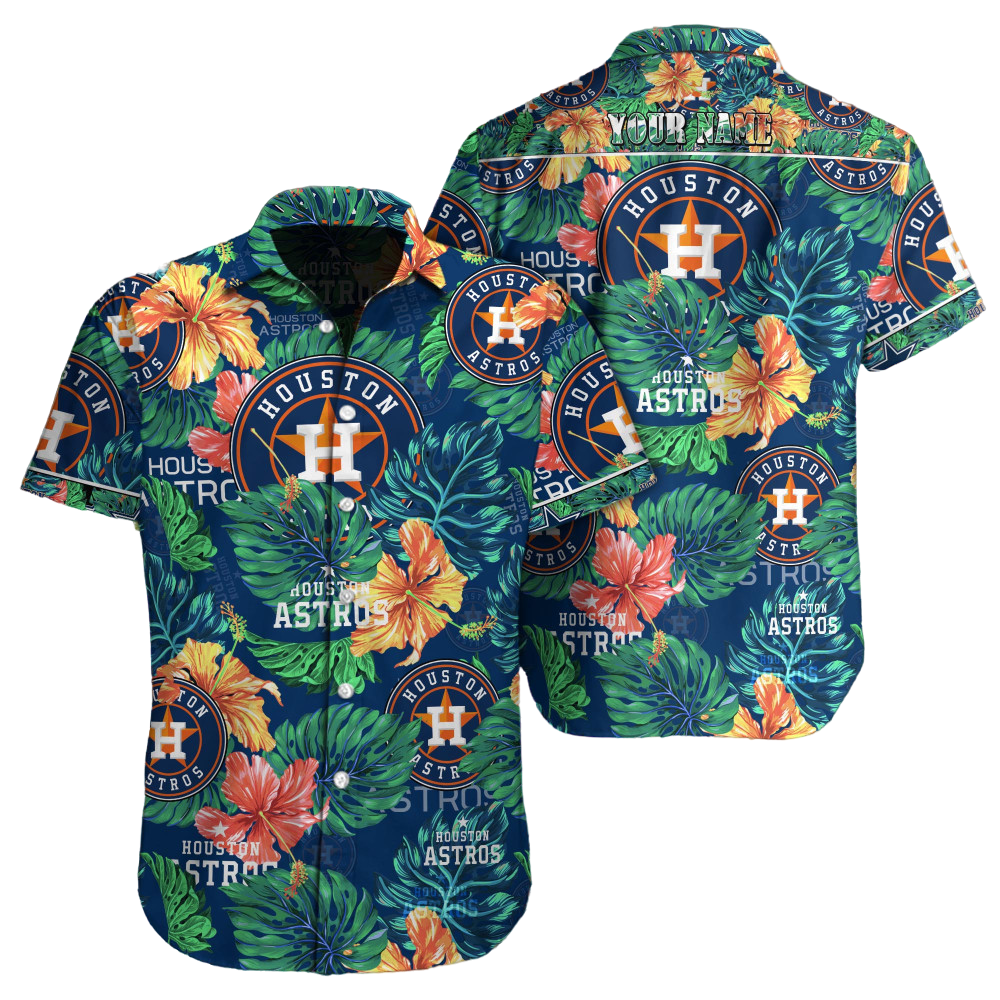 Houston Astros MLB Custom Hawaiian shirt for Men Women Gift for Fans