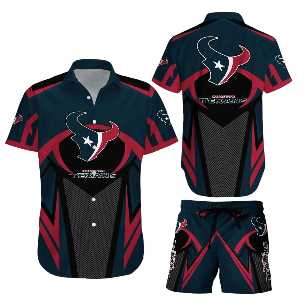 Houston Texans Footbal NFL Baby Yoda Hawaiian Shirt And Short Style Summer Gift For Men Women