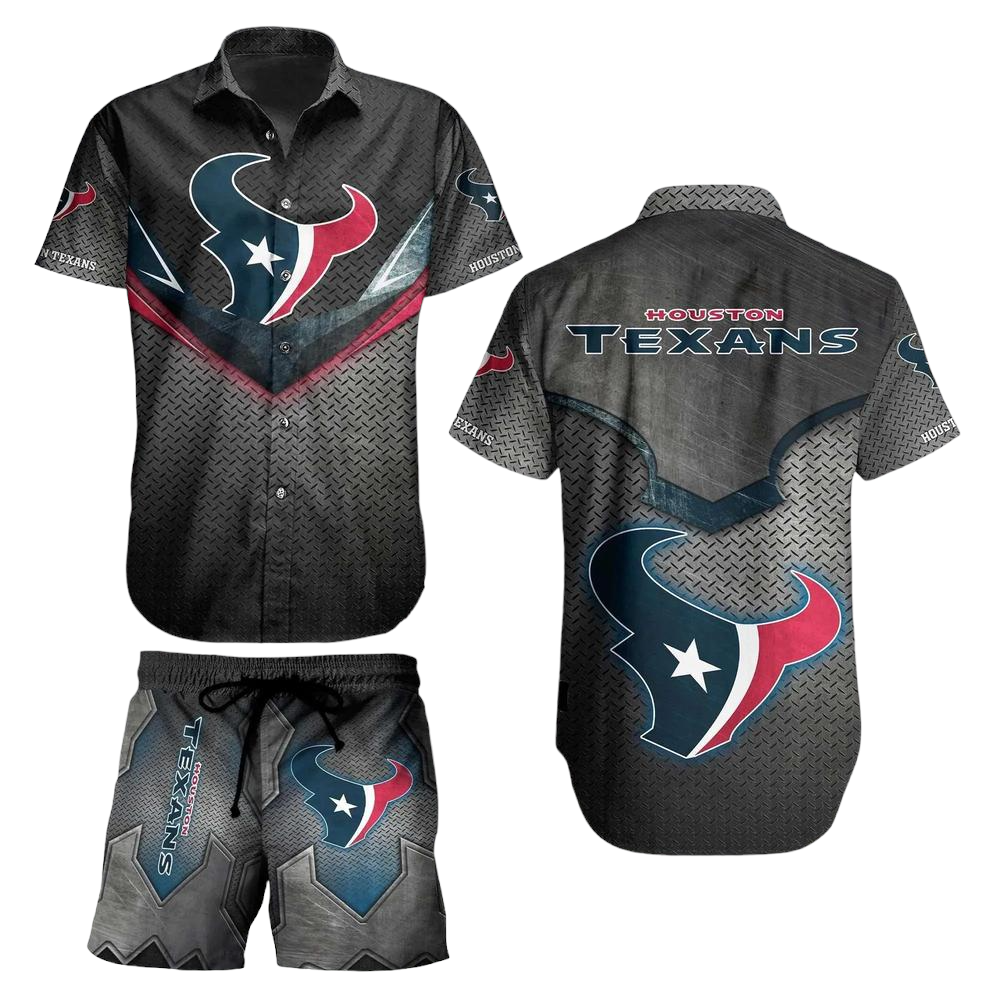 Houston Texans NFL Football Hawaiian Shirt And Short Beach Shirt Short Style For Big Fans