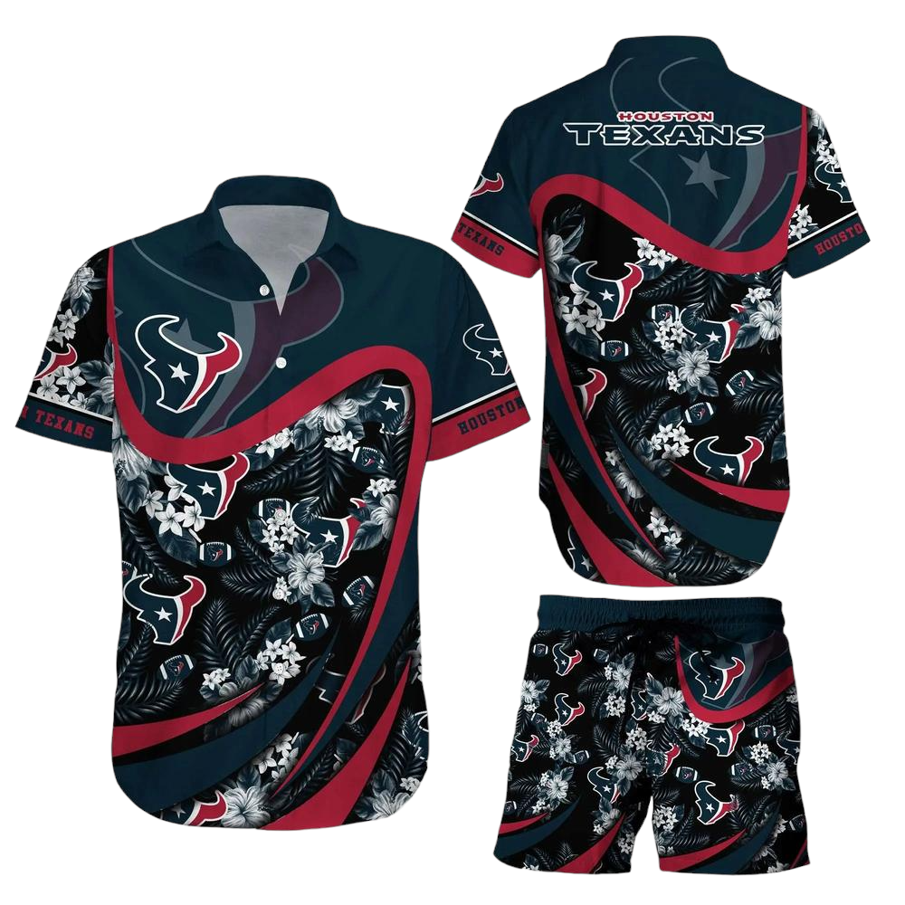 Houston Texans NFL Football Hawaiian Shirt And Short Graphic Summer The Champion Gift For Men Women