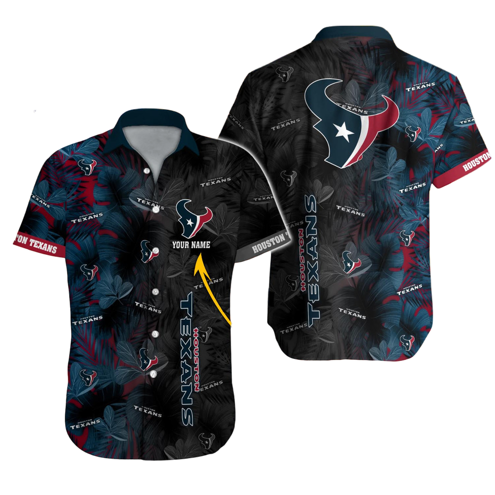 Houston Texans NFL Hawaii Shirt NFL Football Custom Hawaiian Shirt for Men Women Gift For Fans