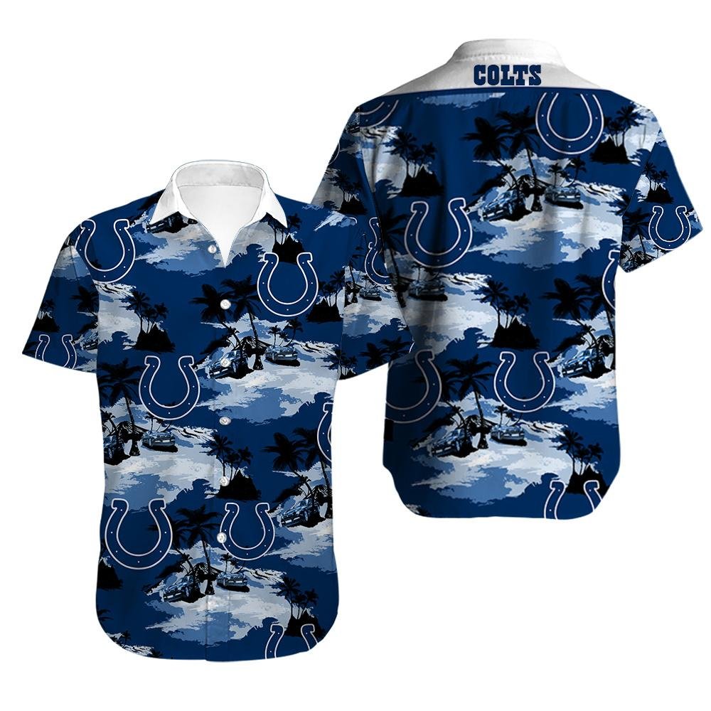 Indianapolis Colts Hawaiian Shirt Aloha Shirt for Men Women Best Gift For Fans