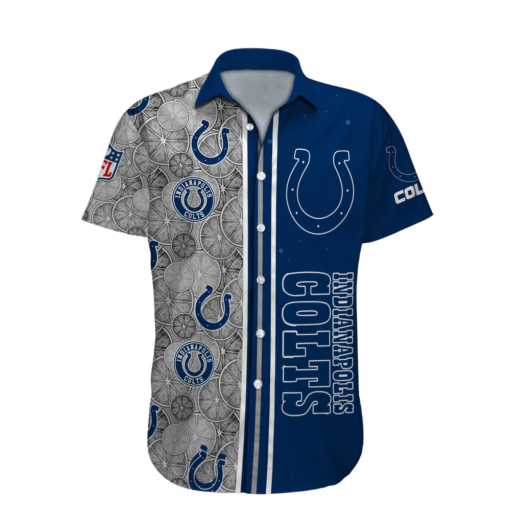 Indianapolis Colts Hawaiian Shirt NFL Football Custom Hawaiian Shirt for Men Women Gift For Fans