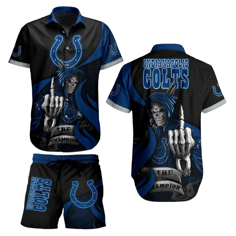 Indianapolis Colts NFL Football Hawaiian Shirt And Short Graphic Summer Tropical Pattern New Gift For Men Women