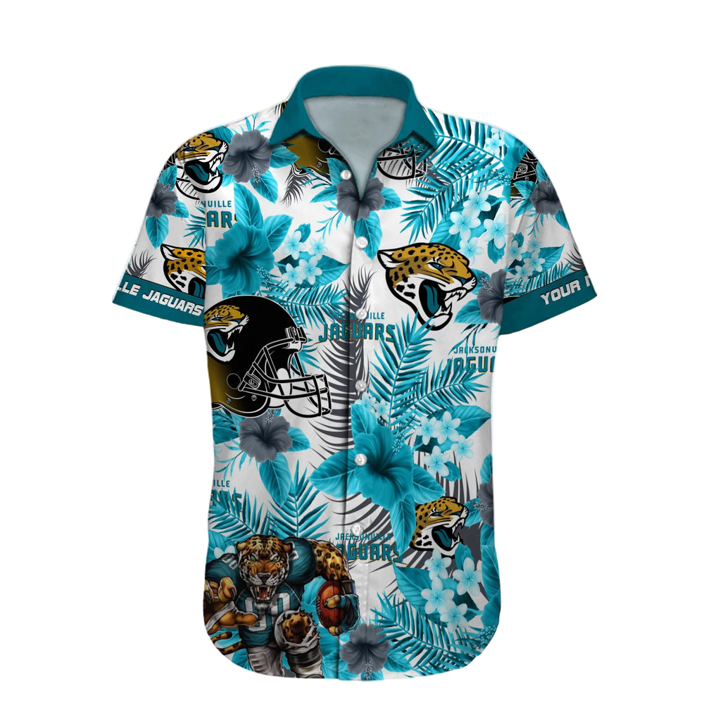 Jacksonville Jaguars Hawaiian Shirt NFL Football Custom Hawaiian Shirt for Men Women Gift For Fans