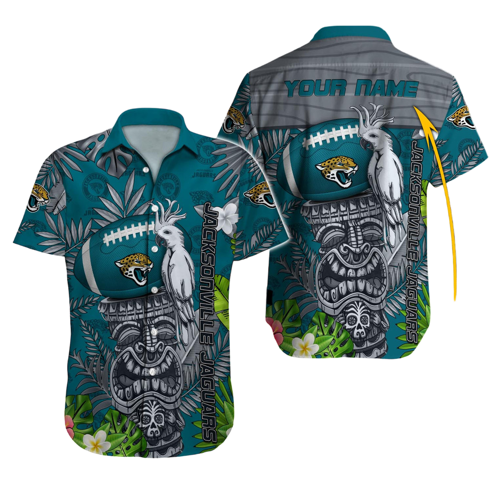 Jacksonville Jaguars Hawaiian Shirt NFL Football Custom Hawaiian Shirt for Men Women Gift For Fans