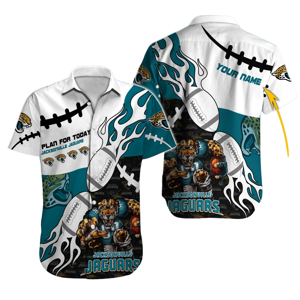 Jacksonville Jaguars Hawaiian Shirt NFL Football Custom Hawaiian Shirt for Men Women Gift For Fans