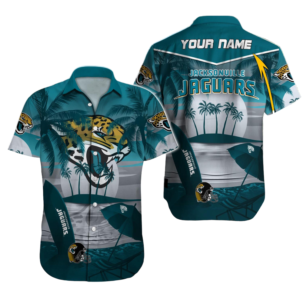 Jacksonville Jaguars Hawaiian Shirt NFL Football Custom Hawaiian Shirt for Men Women Gift For Fans