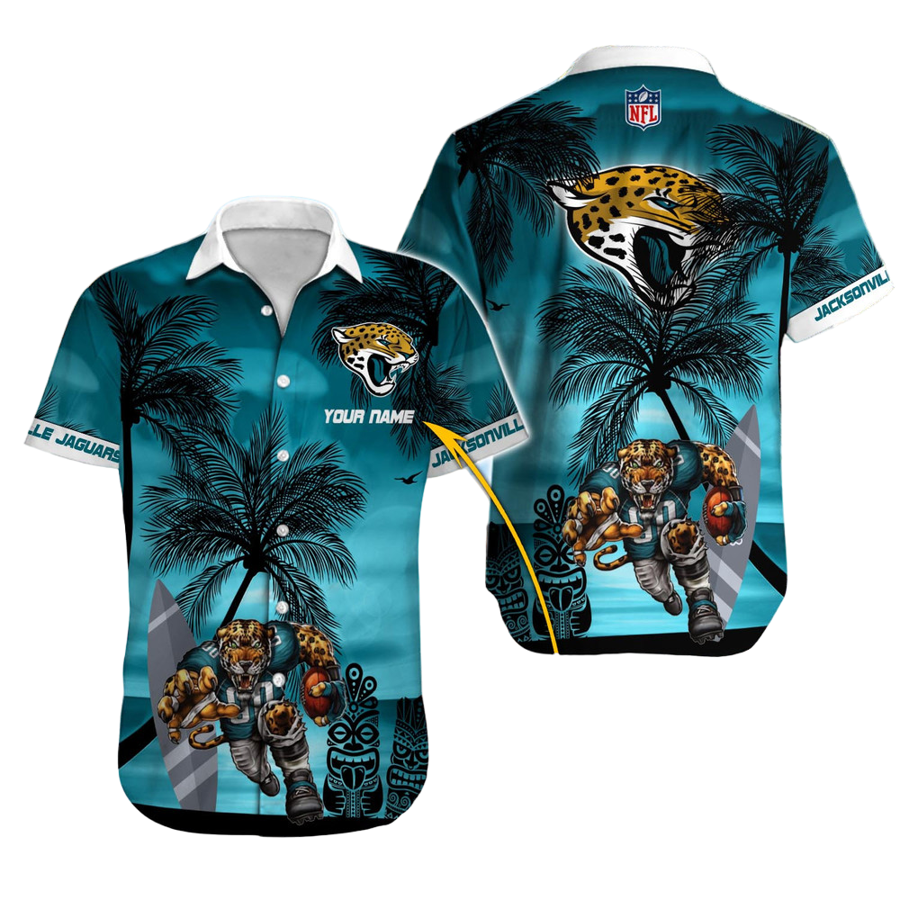 Jacksonville Jaguars Hawaiian Shirt NFL Football Custom Hawaiian Shirt for Men Women Gift For Fans