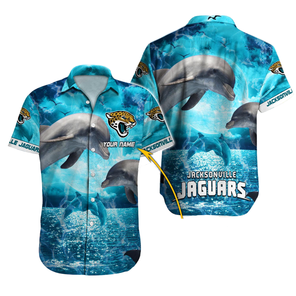 Jacksonville Jaguars Hawaiian Shirt NFL Football Custom Hawaiian Shirt for Men Women Gift For Fans