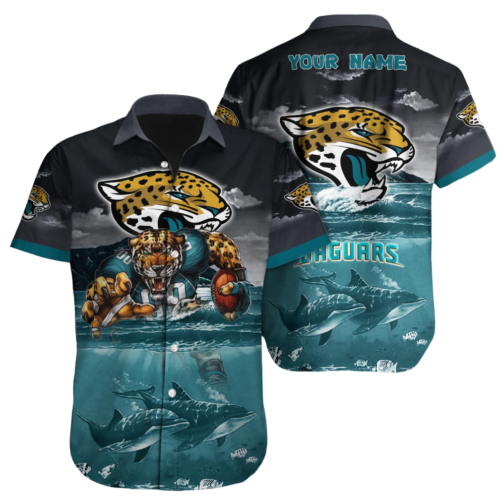 Jacksonville Jaguars Hawaiian Shirt NFL Football Custom Hawaiian Shirt for Men Women Gift For Fans