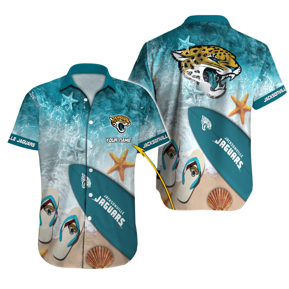 Jacksonville Jaguars Hawaiian Shirt NFL Football Custom Hawaiian Shirt for Men Women Gift For Fans