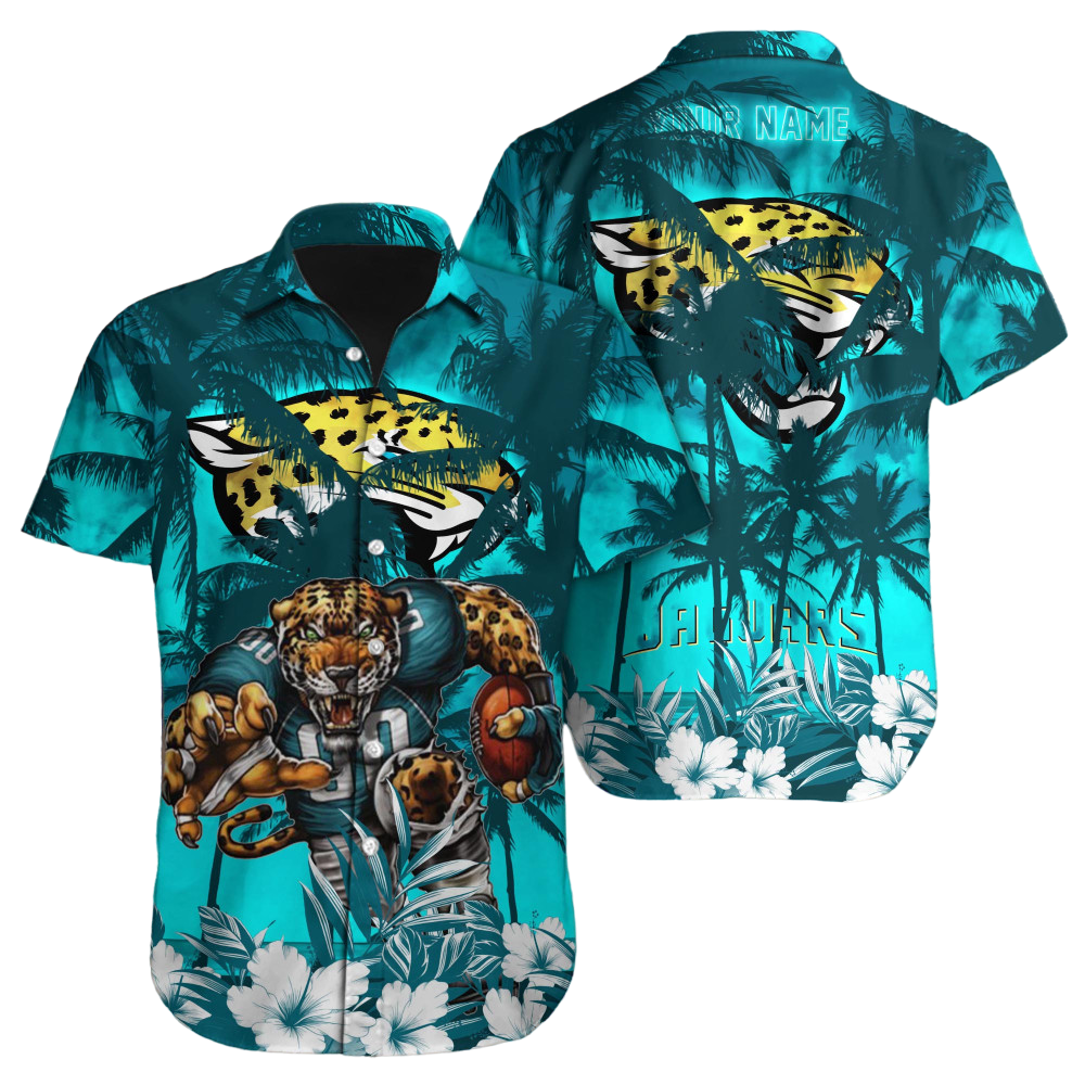 Jacksonville Jaguars Hawaiian Shirt NFL Football Custom Hawaiian Shirt for Men Women Gift For Fans