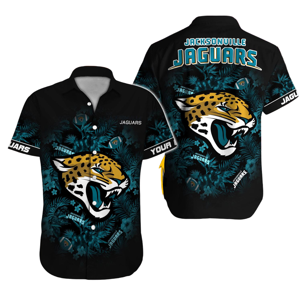 Jacksonville Jaguars Hawaiian Shirt NFL Football Custom Hawaiian Shirt for Men Women Gift For Fans