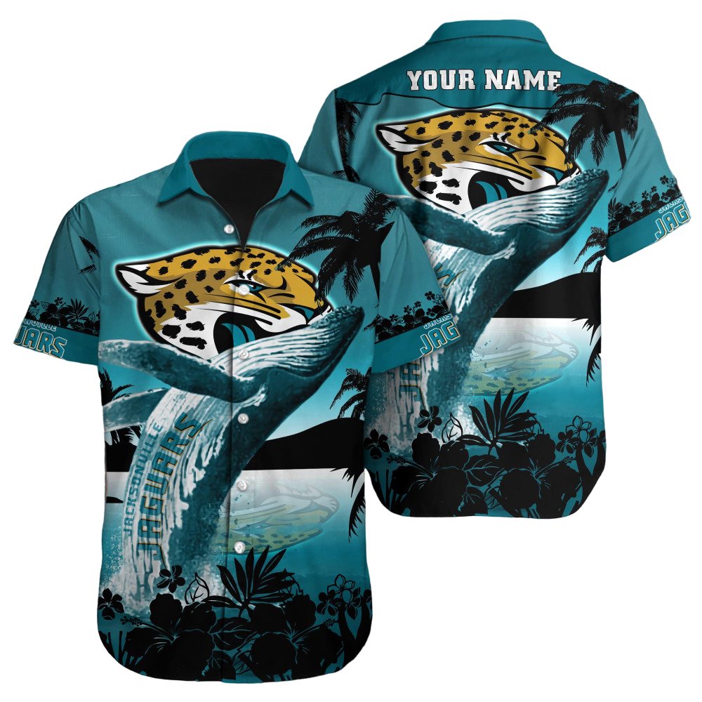 Jacksonville Jaguars Hawaiian Shirt NFL Football Custom Hawaiian Shirt for Men Women Gift For Fans