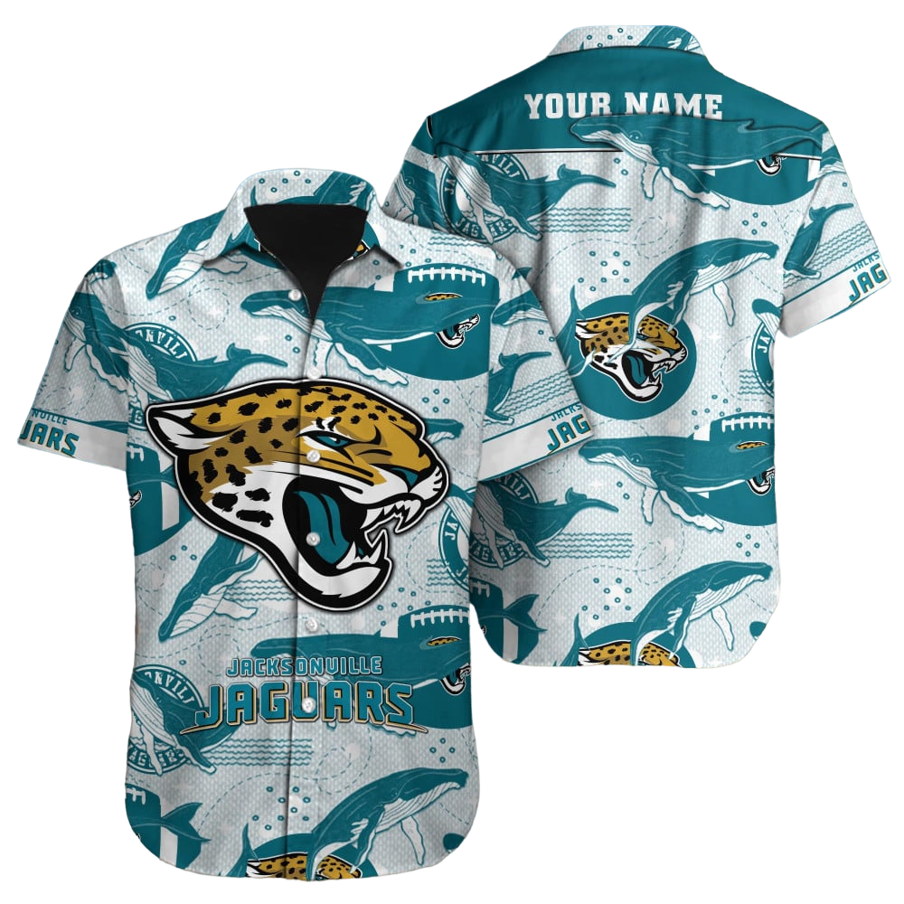 Jacksonville Jaguars Hawaiian Shirt NFL Football Custom Hawaiian Shirt for Men Women Gift For Fans