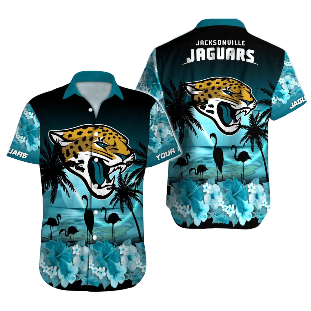 Jacksonville Jaguars Hawaiian Shirt NFL Football Custom Hawaiian Shirt for Men Women Gift For Fans