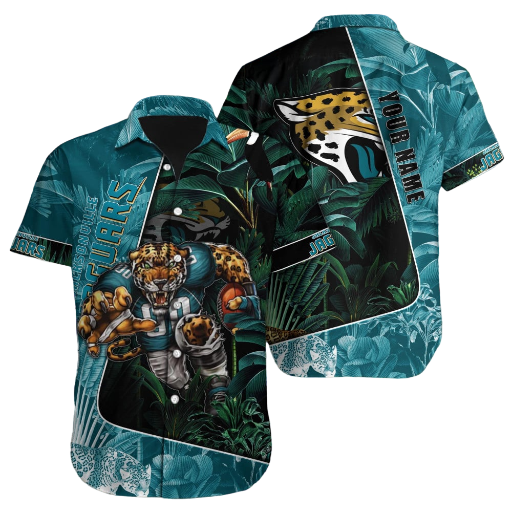 Jacksonville Jaguars Hawaiian Shirt NFL Football Custom Hawaiian Shirt for Men Women Gift For Fans