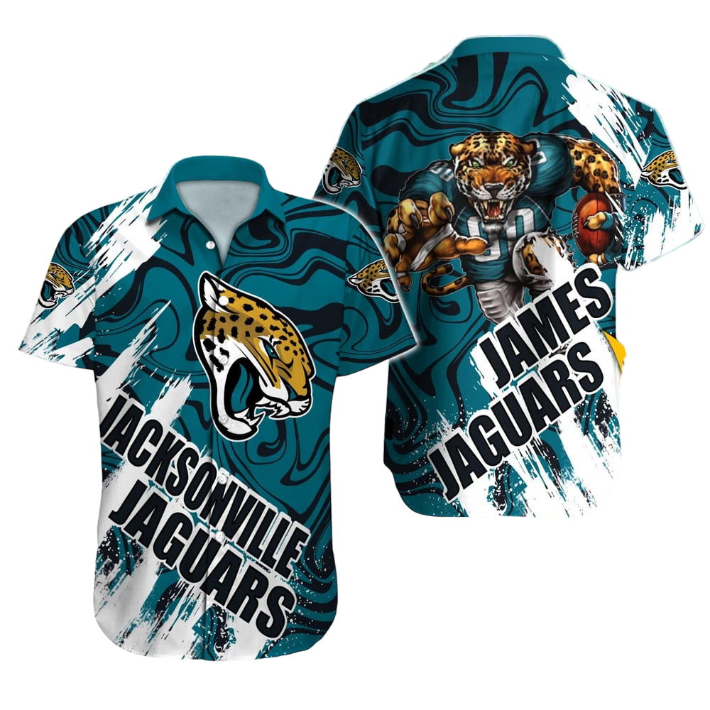 Jacksonville Jaguars Hawaiian Shirt NFL Football Custom Hawaiian Shirt for Men Women Gift For Fans