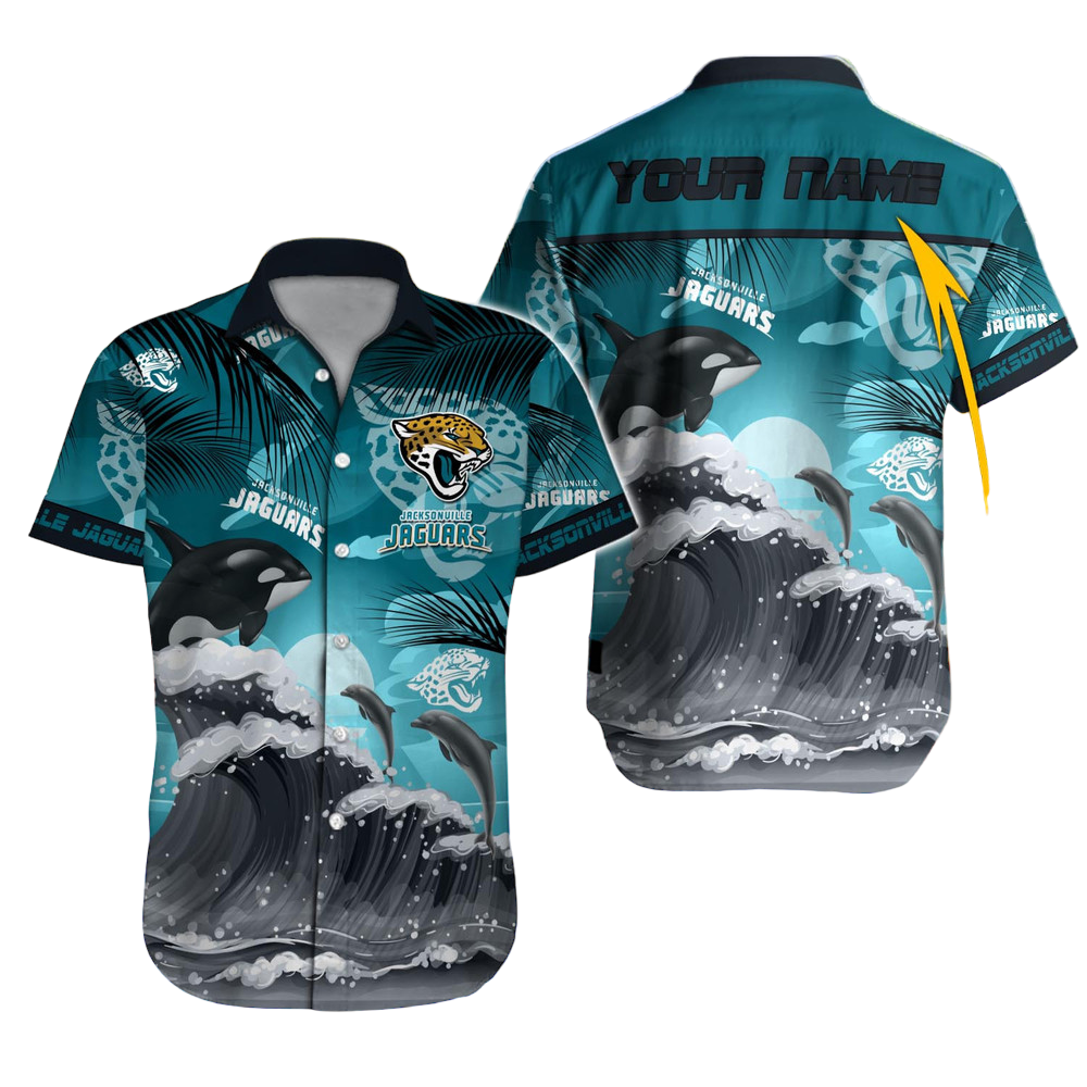 Jacksonville Jaguars Hawaiian Shirt NFL Football Custom Hawaiian Shirt for Men Women Gift For Fans