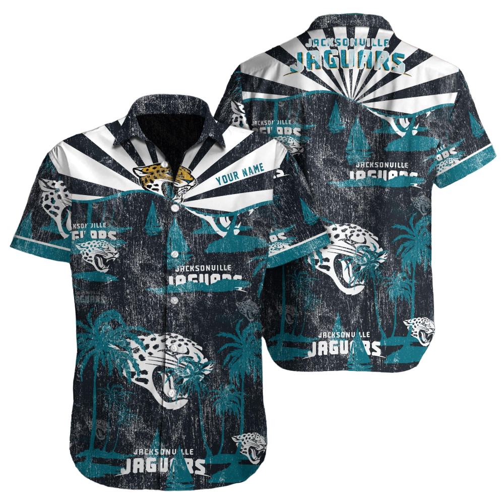 Jacksonville Jaguars Hawaiian Shirt NFL Football Custom Hawaiian Shirt for Men Women Gift For Fans