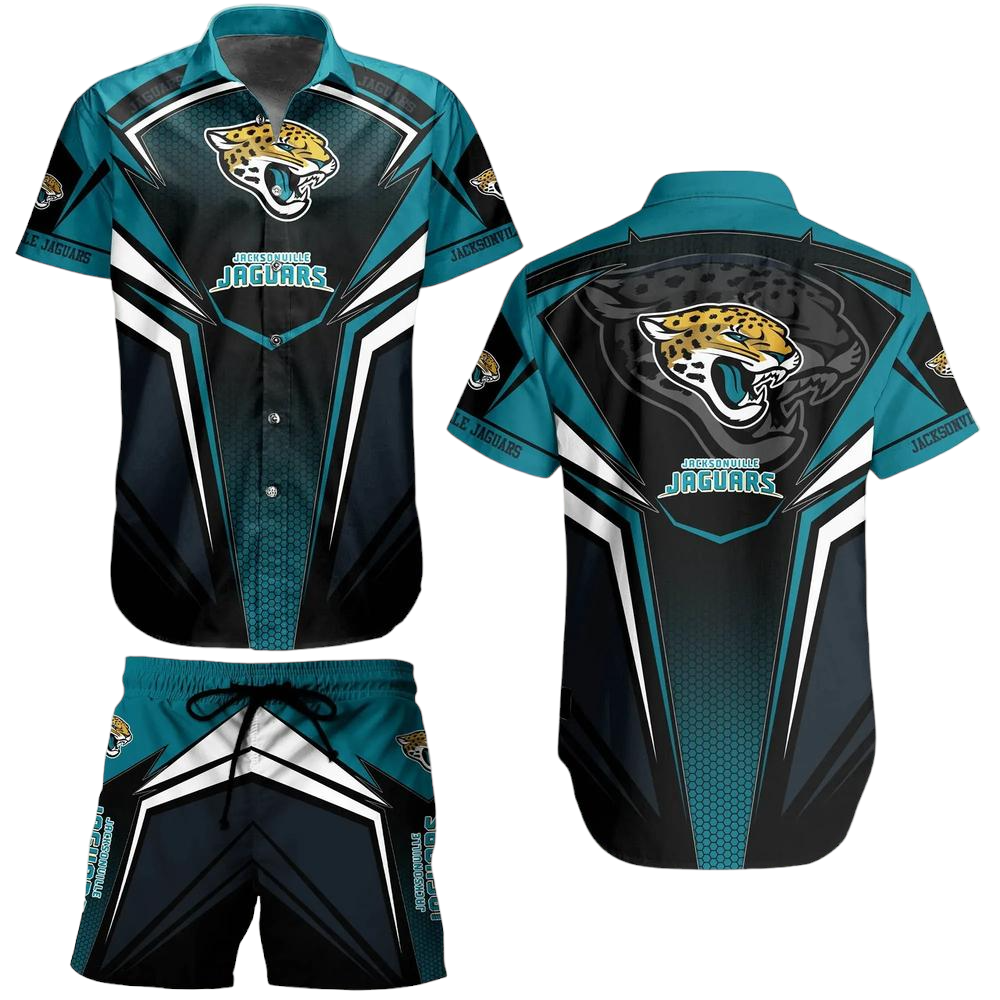 Jacksonville Jaguars Nfl Football Hawaii Short Shirt For This Summer Graphic Hawaiian Shirt Gift Big Fans