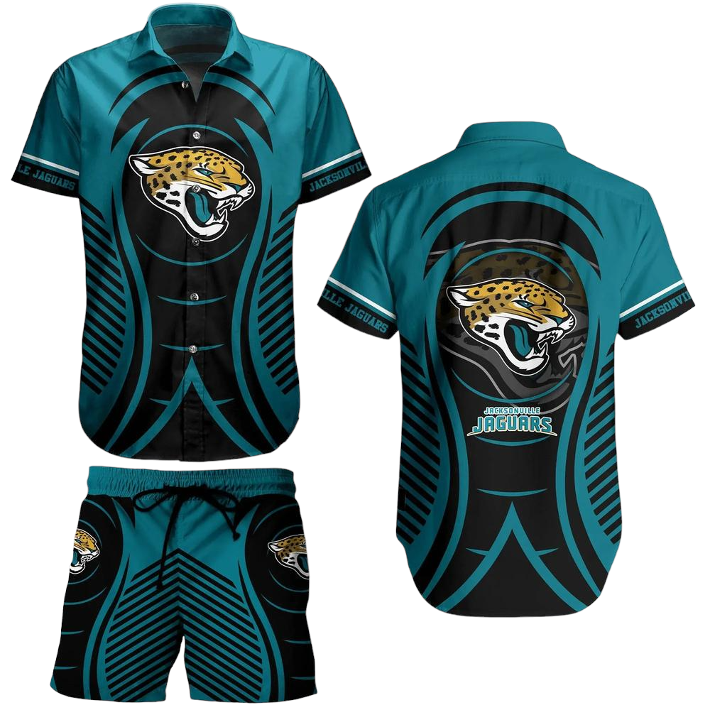 Jacksonville Jaguars Nfl Hawaiian Shirt And Short New Collection Summer Best Gift For Big Fans