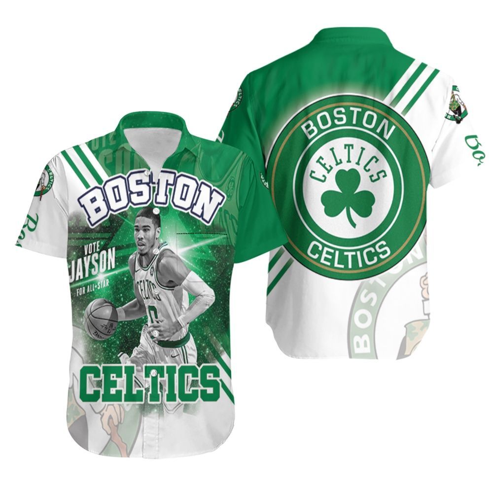 Jayson Tatum 0 Boston Celtics For All Star Hawaiian Shirt Aloha Shirt for Men Women
