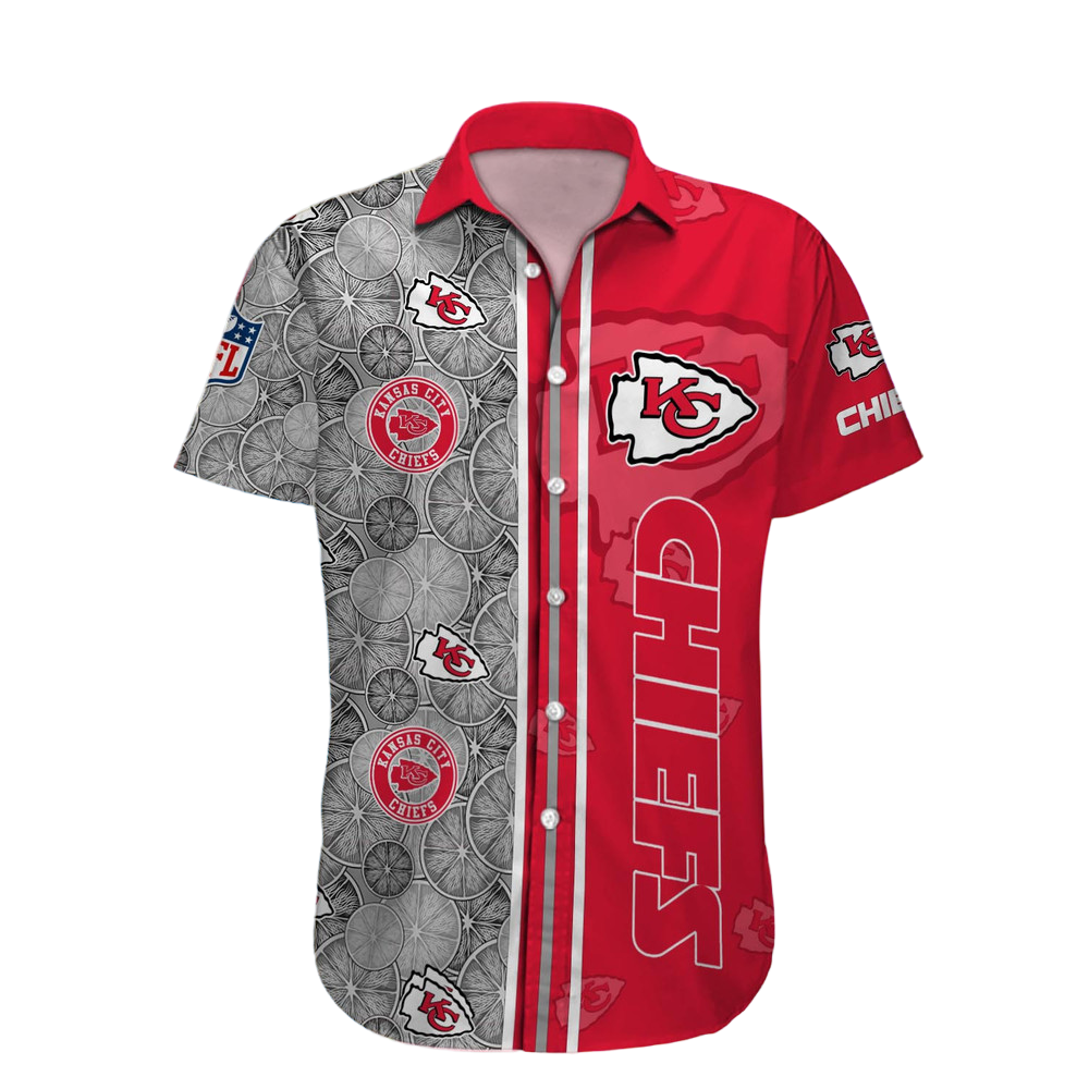 Kansas City Chiefs Hawaiian Shirt NFL Football Custom Hawaiian Shirt for Men Women Gift For Fans