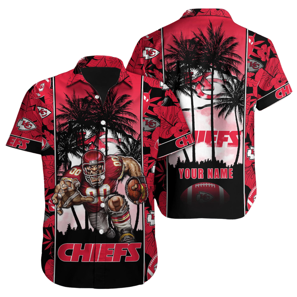 Kansas City Chiefs Hawaiian Shirt NFL Football Custom Hawaiian Shirt for Men Women Gift For Fans