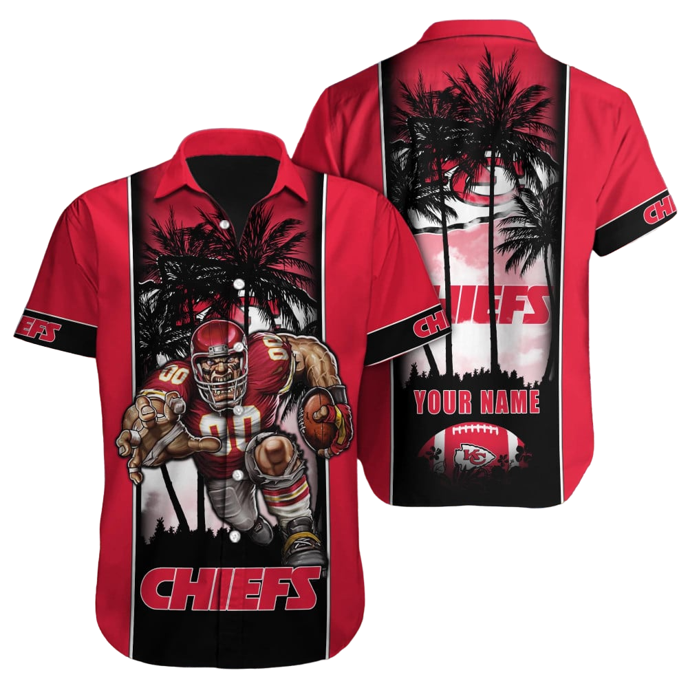 Kansas City Chiefs Hawaiian Shirt NFL Football Custom Hawaiian Shirt for Men Women Gift For Fans