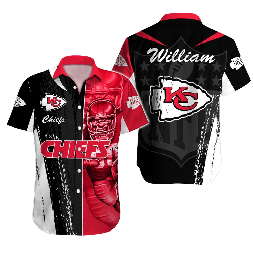 Kansas City Chiefs Hawaiian Shirt NFL Football Custom Hawaiian Shirt for Men Women Gift For Fans