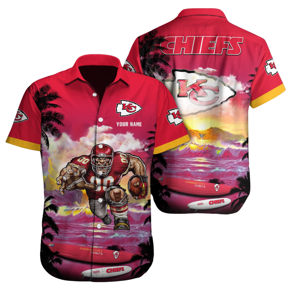 Kansas City Chiefs NFL NFL Football Custom Hawaiian Shirt for Men Women Gift For Fans