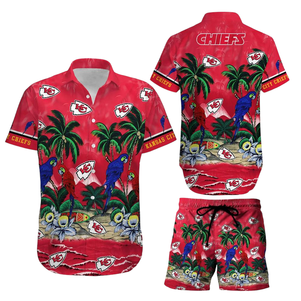 Kansas City Chiefs Nfl Hawaiian Shirt And Short Best Gift For Football Nfl Fans