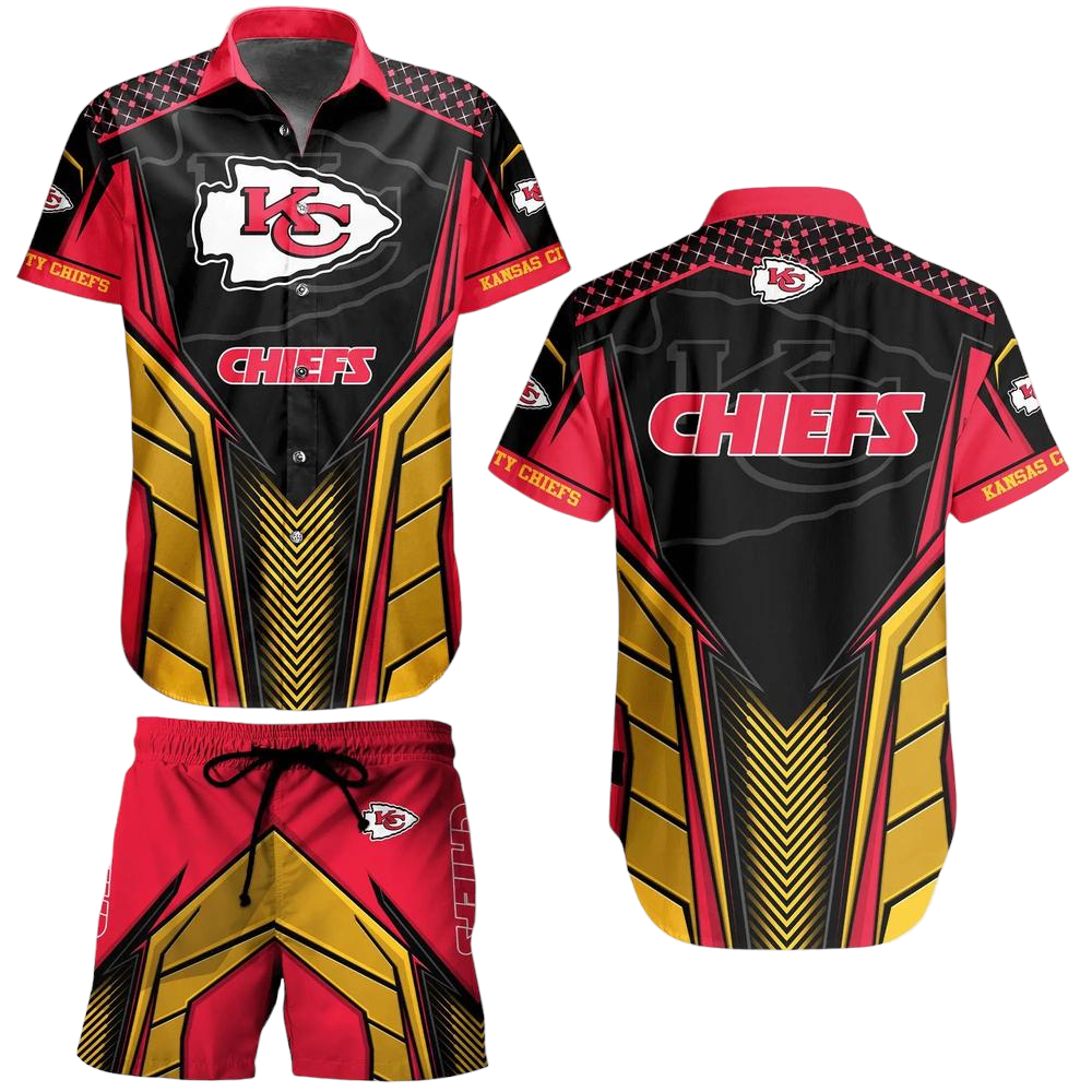 Kansas City Chiefs Nfl Hawaiian Shirt Summer Gift For Sports Enthusiast