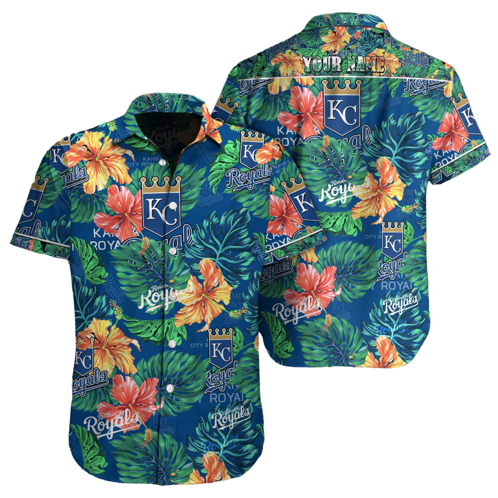 Kansas City Royals MLB Custom Hawaiian shirt for Men Women Gift for Fans