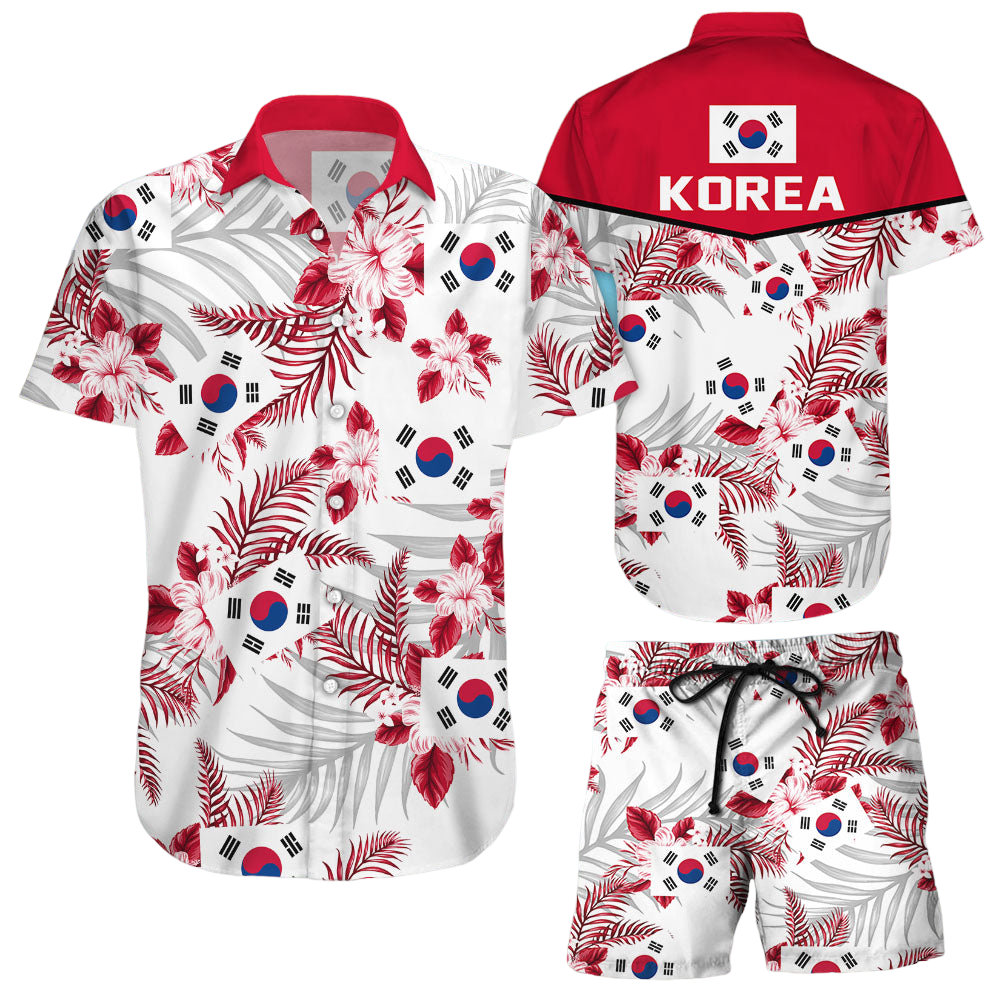 Korea Republic National Soccer Team Qatar World Cup 2022 Season Winter World Cup 3D Hawaiian Shirt